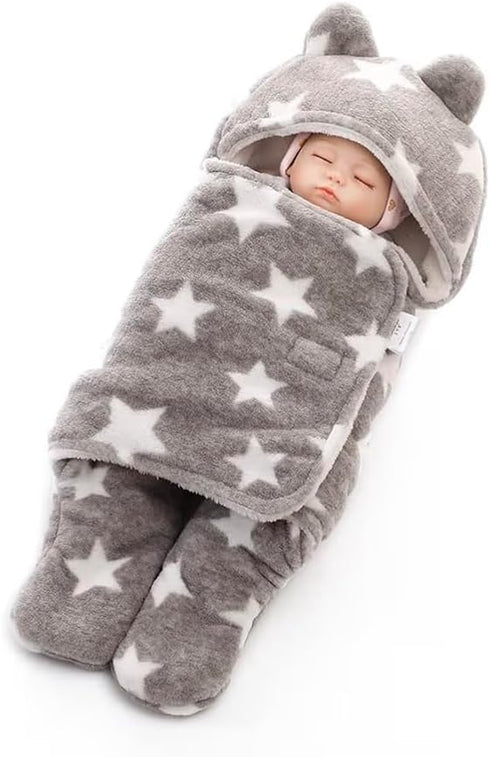 Generic Luxe New Born Blanket Swaddle Wrapper Blanket for Babies Cum Baby Sleeping Bag