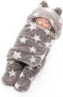 Generic Luxe New Born Blanket Swaddle Wrapper Blanket for Babies Cum Baby Sleeping Bag