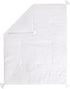 CribMATE Set 3 Set Quilt/2 28'' 52 Nursery Crib Bedding for Girls Boys White Pieces Baby Cot Bedding Fitted Sheet