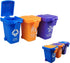 Kids Garbage Classification Toy Vehicles, 6 Trash Cans + 100 Cards Garbage Truck