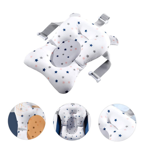 SAFIGLE Net Bath Mat, Baby Bathtub Cushion, Non-Slip Polypropylene Bath Sponge for Newborn