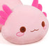 Plush Axolotl Toy 20in Plush Pillow Axolotl Stuffed Animal Toy Cute Plushies Kids Plush Toy Pillow (Pink, 50cm)