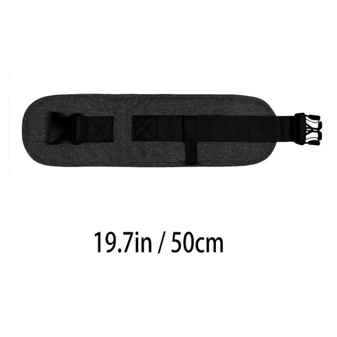 HHOCN Waistband Extender Extension Belt with Adjustable Strap Buckle for Baby Hip Seat Carrier Baby Waist Stool (Black)