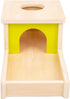 Adena Montessori Object Permanence Box with Tray, Three Balls Montessori Toys for 6-12 Months Baby and Toddler (Small