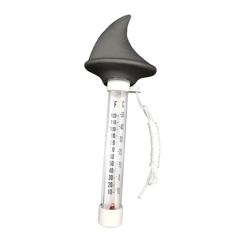 Baoblaze Floating Pool Thermometer Decor Shark Portable Decorative Easy Read Water Thermometer Water