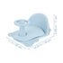 LOORGVEL Creative Bath Seat with Strong Load-Bearing Suction Cups Non-Slip Shower Chair for Newborns and Spacious