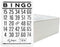 Regal Bingo - Classic Bingo Cards, 200 Count, 6.125” x 4.17” Cardstock, White