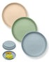 Classic Toddler Plates with Suction (3 Pack), Non Toxic & BPA Free