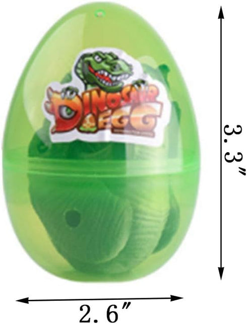 4 Pack Jumbo Dinosaur Deformation Eggs with Toys Inside, Kids Party Favors, Easter Basket Stuffers