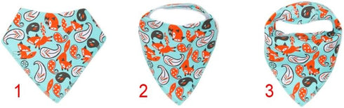 Bandana Bib Scarf Gift Set for Teething, Drooling, and Feeding Baby Bibs, Pack of 8 Bibs