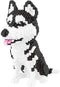 Mini Dog Building Blocks - Pet Building Toy Bricks Micro Mini Blocks 3D Puzzle Set for Kids or Adult Husky (Big) 1900PCS