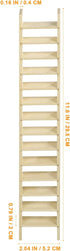 Abaodam Retro Decor ladders Doll House Miniature House Ladder Doll Ladder Tiny Furniture Miniature Decoration Mini House Ladder Small Furniture Wooden Ladder Model Decorative Ladder Pocket