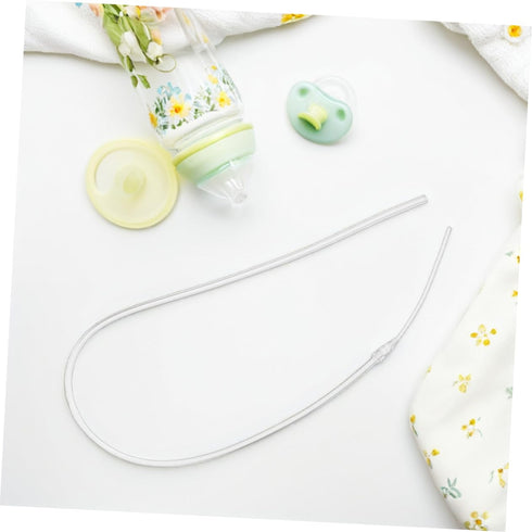 HONITANO 2Pcs Reusable Breastmilk Auxiliary Tubes for Bottle Feeding Transition Aid Milk Storage Replacement Tubing