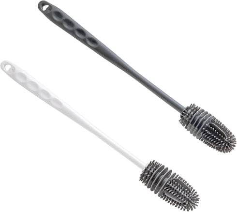 TNNOKL MultiPurposes & Practical Tool Bottle Brush Reusable Silicone Brush for Sports Bottle Baby Bottle