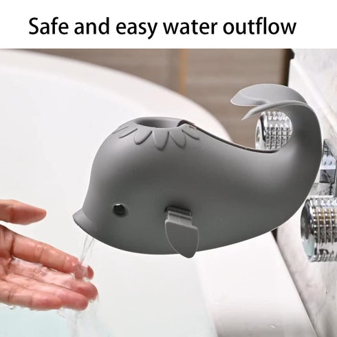 ALIBEBE Faucet Cover Bathtub Baby Tub - Bath Spout Cover Baby Bathtub, Faucet Cover Baby Bathtub Silicone Whale