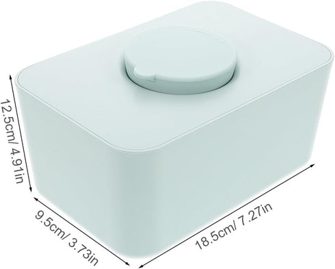 GARIOUANS Silicone Wipes Container with Lid Portable Diaper Wipe Holder for Home and Car Reusable Travel-Friendly