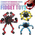 20PCS Transformable Fingertip Gyro Toy - Deformation Chain Robot Deformed Mechanical Spiral Twister for Kids Party