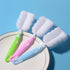3PCS Bottle Brush, Long Sponge Bottle Cleaning Brushes, Baby Bottle Cleaner Brush, Nipple Brush, Blue, Green, Pink