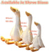 CHELEI2019 23.6" Goose Plush White Swan Stuffed Animal Toy Duck Plush Toy,Gifts for Kids