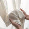 Iuokuby White Sheer Curtains Home Window Decoration Rod Pocket for Living Kids Childern Room Simple Japanese-Style Fine