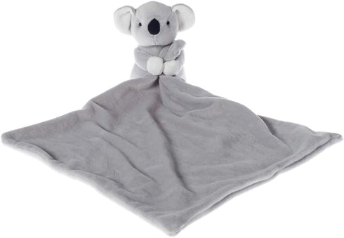 Apricot Lamb Stuffed Animals Security Blanket, Gray Koala Infant Nursery Character Luxury Snuggler Plush
