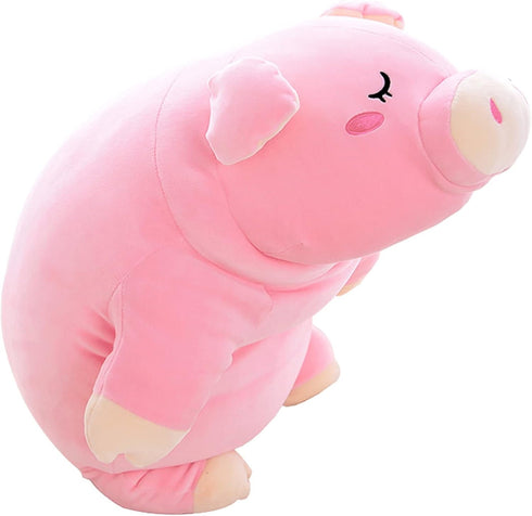 Lazada Kids Pig Plush Pillow, Stuffed Body Pillow, Pink, 16 Inches