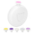Trimmer Set 6 Electric Baby Nail Nail File Kit with Grinding Heads for Infant (White)