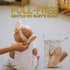 Everything Littles Set 3 Pack Wooden Baby Brush - | Massage Brush, Soft Goat Hair Cradle Cap Brush & Sturdy Wooden Comb