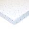 American Baby Company 100% Natural Cotton Fitted Mini Crib Sheet 38" x 24" - Silver Blue Arrow