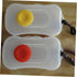 HAKIDZEL 2-Pack Portable Wipe Dispenser Silicone Button Travel Wipe Holder Refillable Outdoor Tissue Box Waterproof