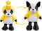 13 Inch French Bulldog Stuffed Animal, Cosplay as Yellow Duck Plush Toy in Duck Costume
