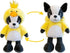 13 Inch French Bulldog Stuffed Animal, Cosplay as Yellow Duck Plush Toy in Duck Costume