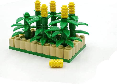 Cropland Set Farm Field Accessories Building Blocks Playset for Kids 6 Years Old, Harvest Seasonal Kits