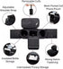 PandaEar Universal Stroller Organizer with Insulated Cup Holders, Parent Console Caddy with Detachable Shoulder Strap