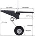 50cc-120cc Tail Wheel Assembly RC Airplane Aircraft Parts for Nitro Electric Plane Pilot Replacement Part