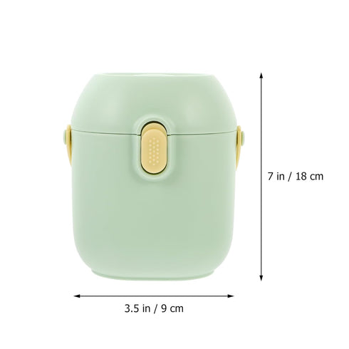 LIOOBO Portable Formula Dispenser Box with Spoon Milk Powder Container for Travel Thickened Snack Storage Case Large