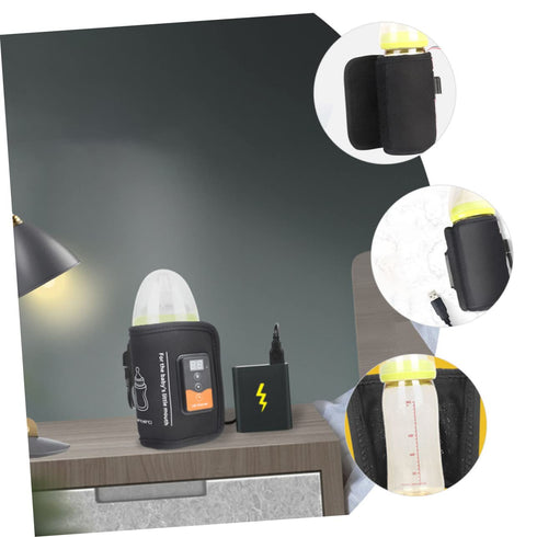 SUPVOX Reusable Bottle Warmer with LCD Display for Travel