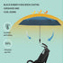 Nakazawa Clip-on Umbrella for Stroller Sunshade, Adjustable Steering Angle, Handle Included, Compact and Lightweight