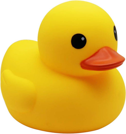Happy Trees Duck Bath Toy, Large Rubber Duck Squeak for Baby Shower, 7 Inches
