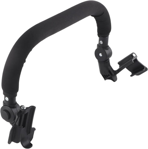 Angle Baby Stroller Bumper Bar for Comfortable Grip, Universal Stroller Armrest with