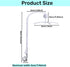 sweetfamily 34 Inch Baby Crib Mobile Bed Bell Holder with Music Box,Adjustable Holder DIY Arm Bracket Nut Screw
