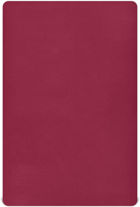PaChyLuu Crib Sheets for Boys & Girls, Burgundy Solid Color 27"x39" Crib Sheet