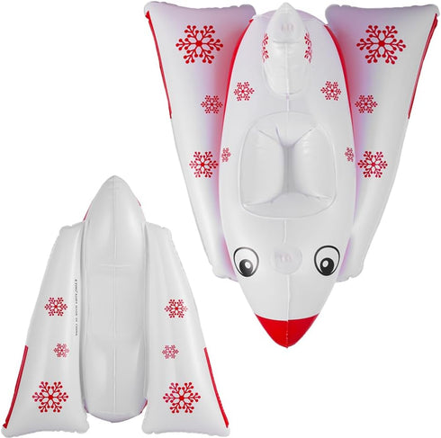 E-TING Santa Clothing Accessories Inflatable Aircraft Airplane Plane Ship Flying Boat for elf Doll Christmas