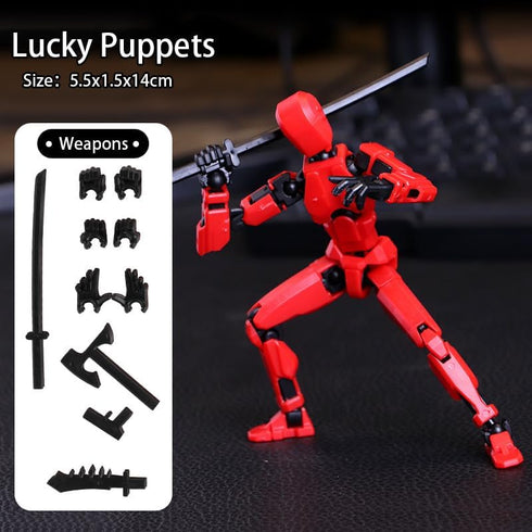 Yewmow 2026 13 13 Figures,3D 13 Set,Desk Assembly Completed Upgrade Titan Action Figure,Robot Action Printed Multi