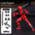 Dumwick 13 Figure,2026 13 Figures,3D Figure,Dummy 13 (Red,1pc) Titan Action New Lucky Robot Action Printed Action Robot