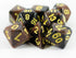 Black and Brown Dice - RPG DND Set - 'Werewolf'