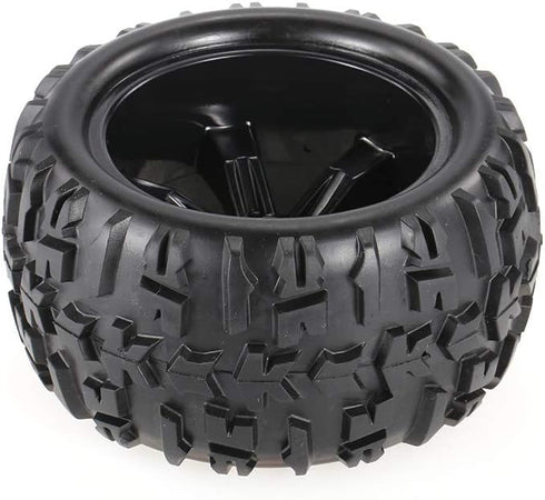 Goolsky 2pcs 3.6 Inch Monster Truck Wheel Rim and Tire for 1/8 Traxxas HSP HPI E-MAXX Savage Flux RC Car