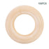 Generic 100Pcs Set, 25mm Wooden Rings Wooden Ring for Hanging Decorations Pendant Teethers