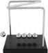 Z-Shape Newton's Cradle Balance Ball, Classic Wood Base, Metal Pendulum Balls Physics Science Ornament
