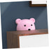 Punch Cartoon Bear Furniture Anchors Anti-tip Wall Safety Kit for Boy Girl and Pet Proofing Pink Securely Stabilizes